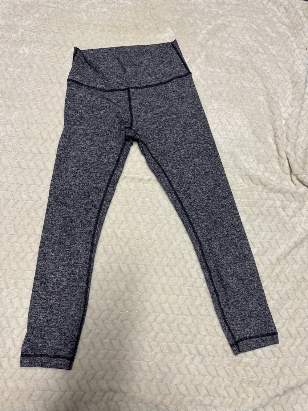 lululemon athletica Heathered Gray High-Rise Leggings